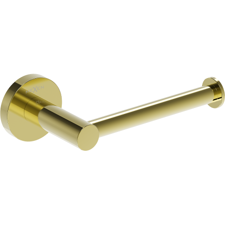 Mexen Ovio toilet paper holder, gold - 70A19525-50