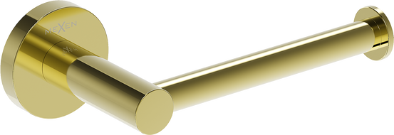 Mexen Ovio toilet paper holder, gold - 70A19525-50