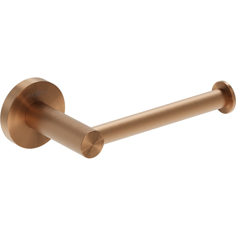 Mexen Ovio toilet paper holder, brushed copper - 70A19525-65