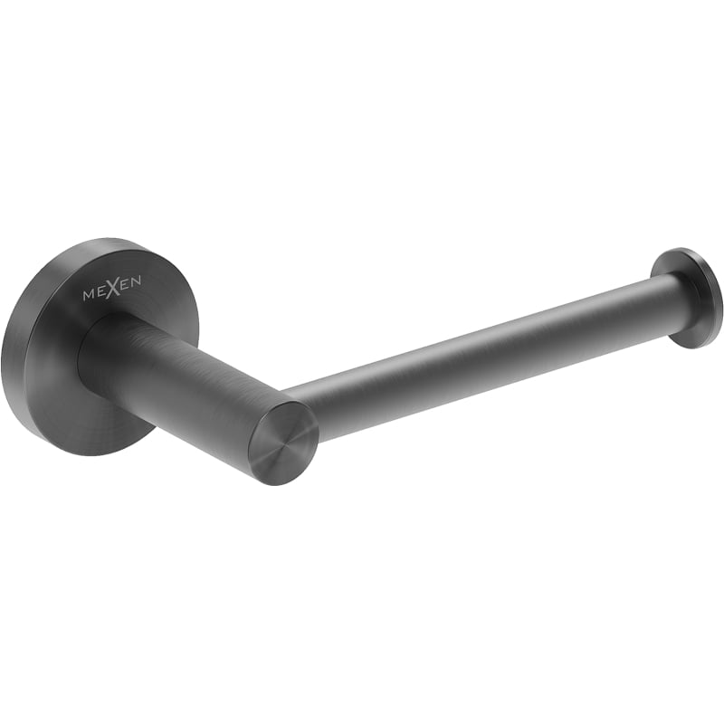 Mexen Ovio toilet paper holder, brushed gun gray - 70A19525-66