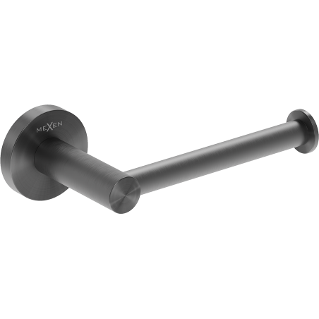 Mexen Ovio toilet paper holder, brushed gun gray - 70A19525-66