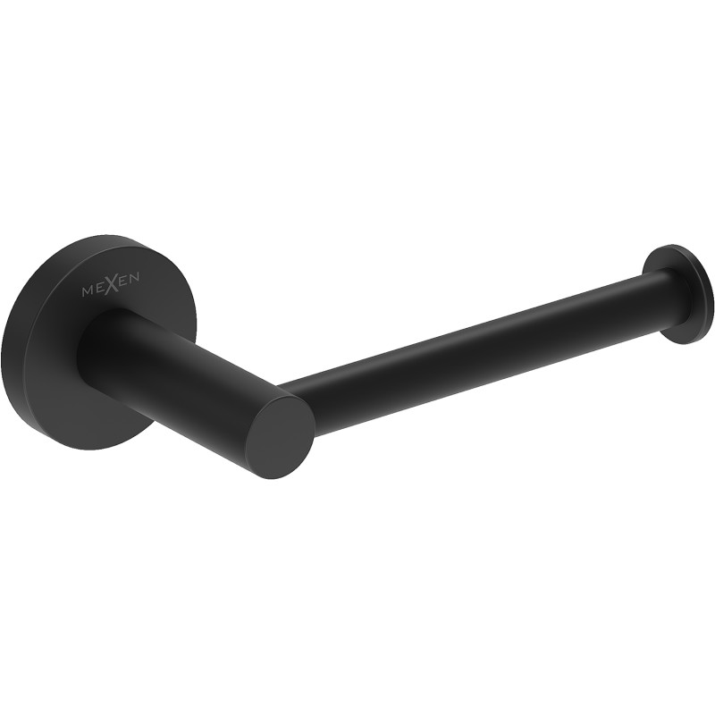 Mexen Ovio toilet paper holder, black - 70A19525-70