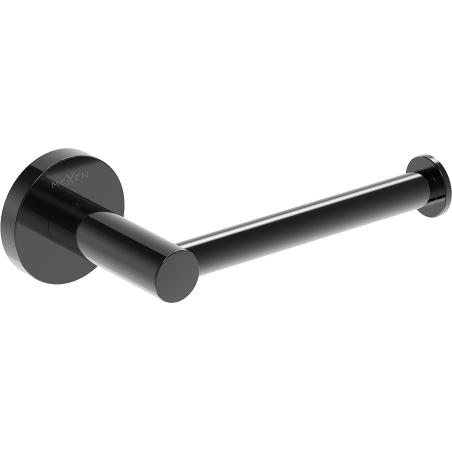Mexen Ovio toilet paper holder, black chrome - 70A19525-73