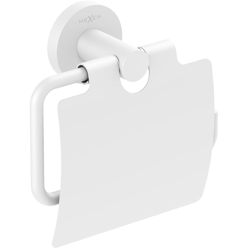 Mexen Ovio toilet paper holder, white - 70A19521-20