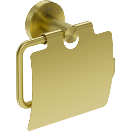 Mexen Ovio toilet paper holder, brushed gold - 70A19521-55