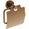 Mexen Ovio toilet paper holder, rose gold - 70A19521-60