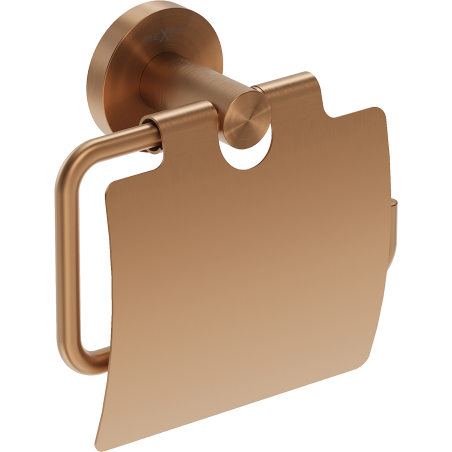 Mexen Ovio toilet paper holder, brushed copper - 70A19521-65