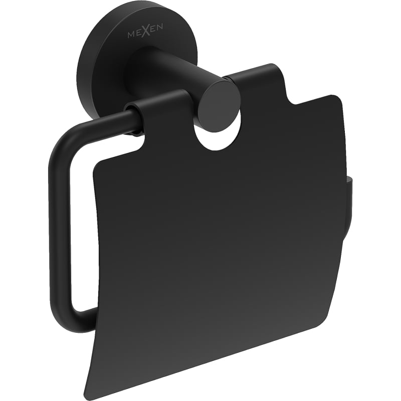 Mexen Ovio toilet paper holder, black - 70A19521-70