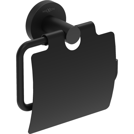 Mexen Ovio toilet paper holder, black - 70A19521-70