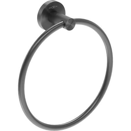 Mexen Ovio towel rack, brushed gun gray - 70A19531-66