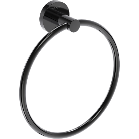 Mexen Ovio towel rack, black chrome - 70A19531-73