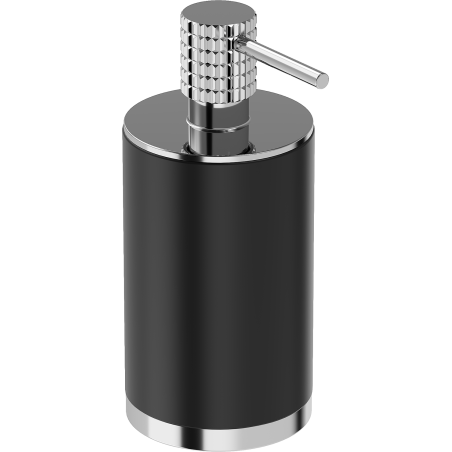 Mexen Triv standing soap dispenser, black/chrome - 70A33059-00B