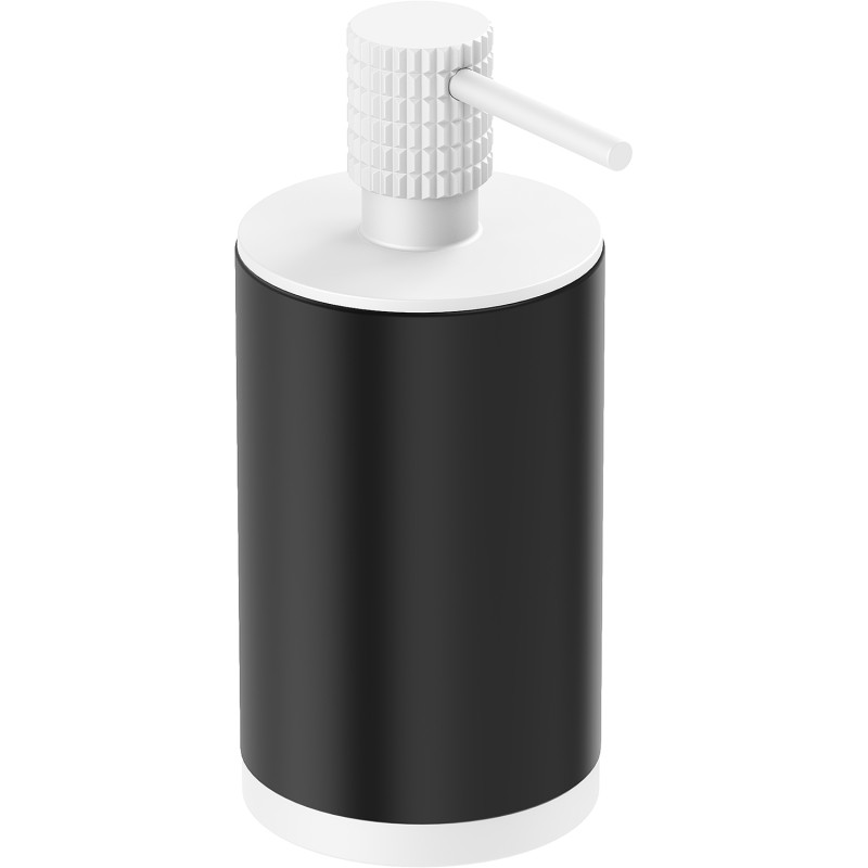 Mexen Triv standing soap dispenser, black/white - 70A33059-20B