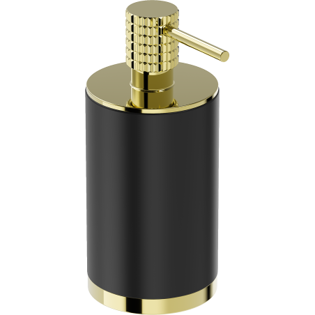 Mexen Triv standing soap dispenser, black/gold - 70A33059-50B