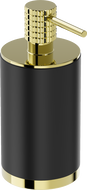 Mexen Triv standing soap dispenser, black/gold - 70A33059-50B