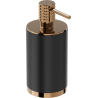 Mexen Triv standing soap dispenser, black/rose gold - 70A33059-60B