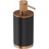 Mexen Triv standing soap dispenser, black/brushed copper - 70A33059-65B