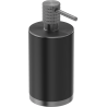 Mexen Triv standing soap dispenser, black/brushed gun gray - 70A33059-66B