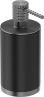 Mexen Triv standing soap dispenser, black/brushed gun gray - 70A33059-66B