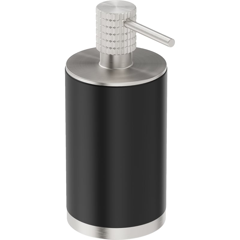 Mexen Triv standing soap dispenser, black/brushed nickel - 70A33059-97B