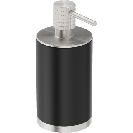 Mexen Triv standing soap dispenser, black/brushed nickel - 70A33059-97B