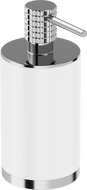 Mexen Triv freestanding soap dispenser, white/chrome - 70A33059-00W