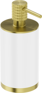 Mexen Triv standing soap dispenser, white/brushed gold - 70A33059-55W