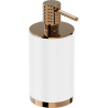Mexen Triv standing soap dispenser, white/pink gold - 70A33059-60W