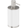 Mexen Triv freestanding soap dispenser, white/brushed nickel - 70A33059-97W