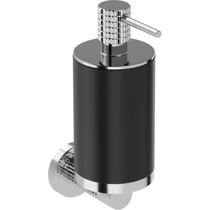 Mexen Triv soap dispenser, black/chrome - 70A33058-00B