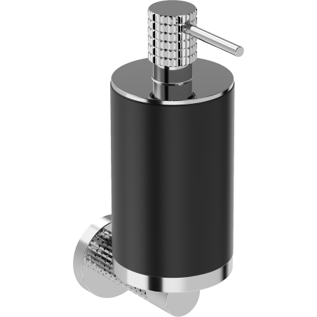 Mexen Triv soap dispenser, black/chrome - 70A33058-00B