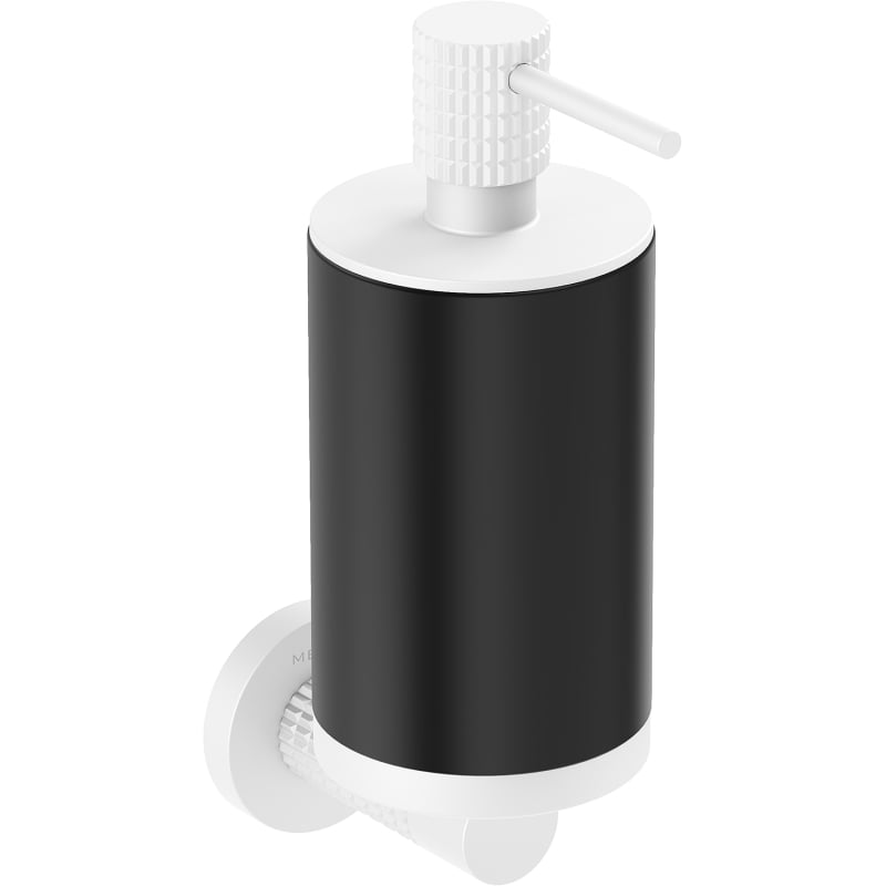 Mexen Triv soap dispenser, black/white - 70A33058-20B
