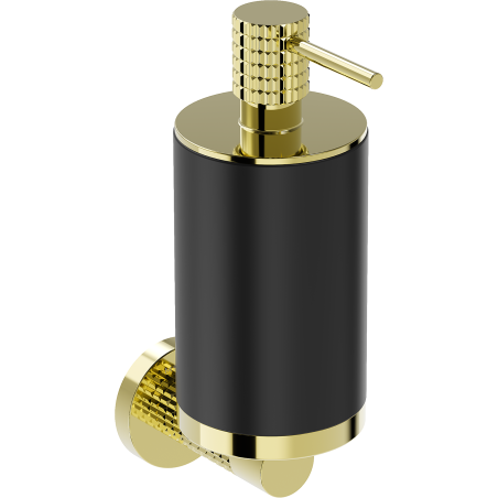 Mexen Triv soap dispenser, black/gold - 70A33058-50B