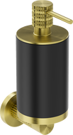 Mexen Triv soap dispenser, black/brushed gold - 70A33058-55B