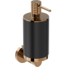 Mexen Triv soap dispenser, black/rose gold - 70A33058-60B