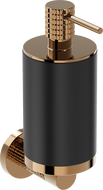 Mexen Triv soap dispenser, black/rose gold - 70A33058-60B
