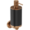 Mexen Triv soap dispenser, black/brushed copper - 70A33058-65B