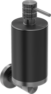 Mexen Triv soap dispenser, black/brushed gun gray - 70A33058-66B