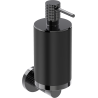 Mexen Triv soap dispenser, black/black chrome - 70A33058-73B