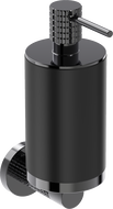 Mexen Triv soap dispenser, black/black chrome - 70A33058-73B