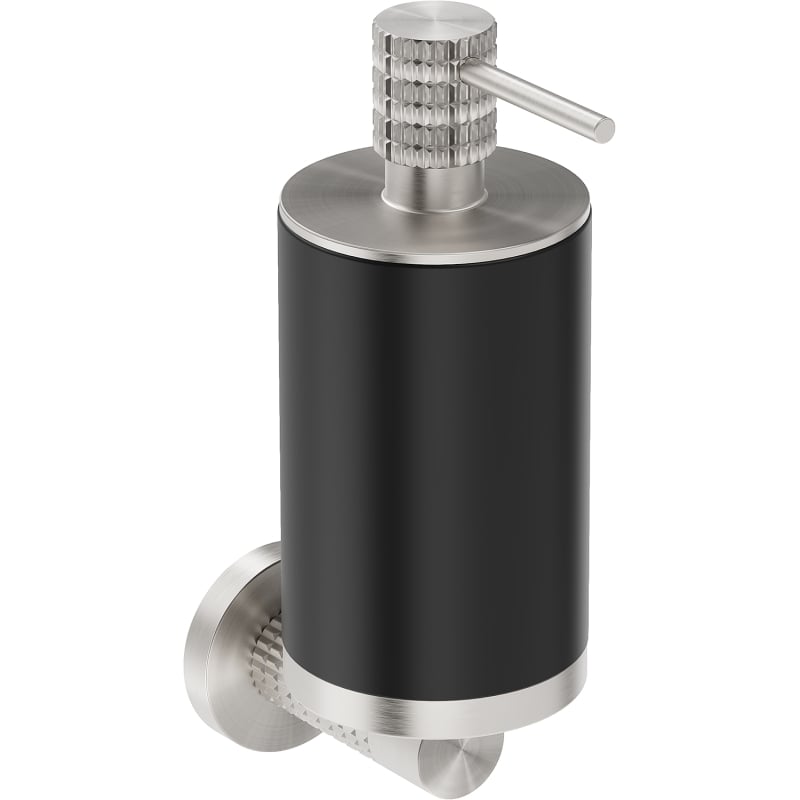 Mexen Triv soap dispenser, black/brushed nickel - 70A33058-97B