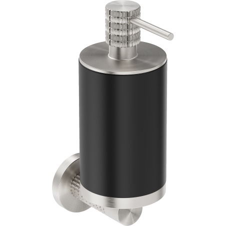Mexen Triv soap dispenser, black/brushed nickel - 70A33058-97B