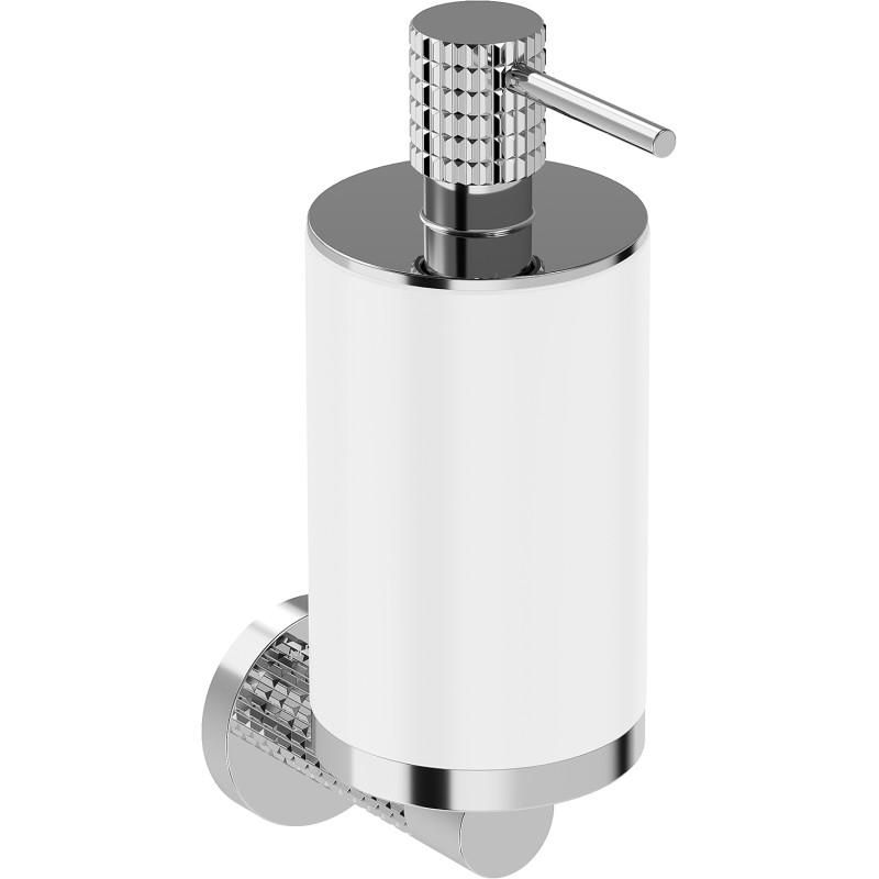 Mexen Triv soap dispenser, white/chrome - 70A33058-00W