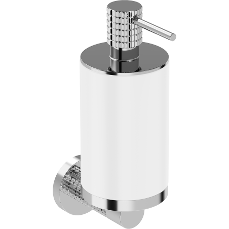 Mexen Triv soap dispenser, white/chrome - 70A33058-00W