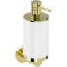 Mexen Triv soap dispenser, white/gold - 70A33058-50W