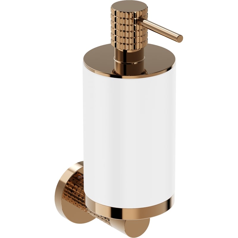 Mexen Triv soap dispenser, white/pink gold - 70A33058-60W