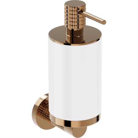 Mexen Triv soap dispenser, white/pink gold - 70A33058-60W