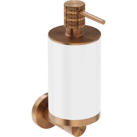 Mexen Triv soap dispenser, white/brushed copper - 70A33058-65W
