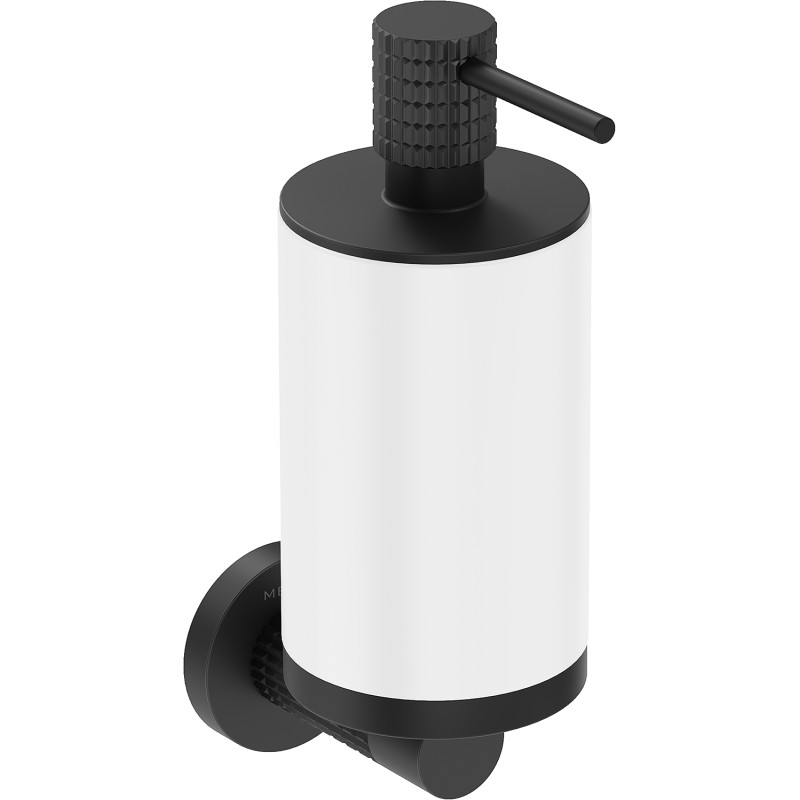 Mexen Triv soap dispenser, white/black - 70A33058-70W