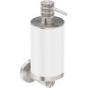 Mexen Triv soap dispenser, white/brushed nickel - 70A33058-97W